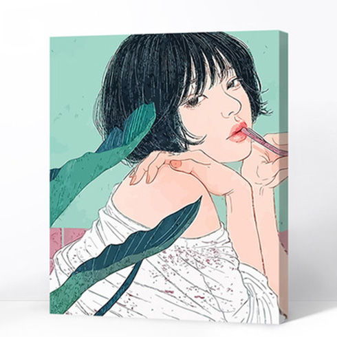 數(shù)字油畫DIY定制 用色彩編織溫馨家居與甜蜜記憶